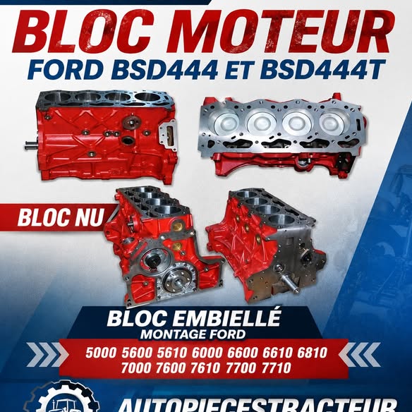 BLOC MOTEUR EMBIELLE FORD